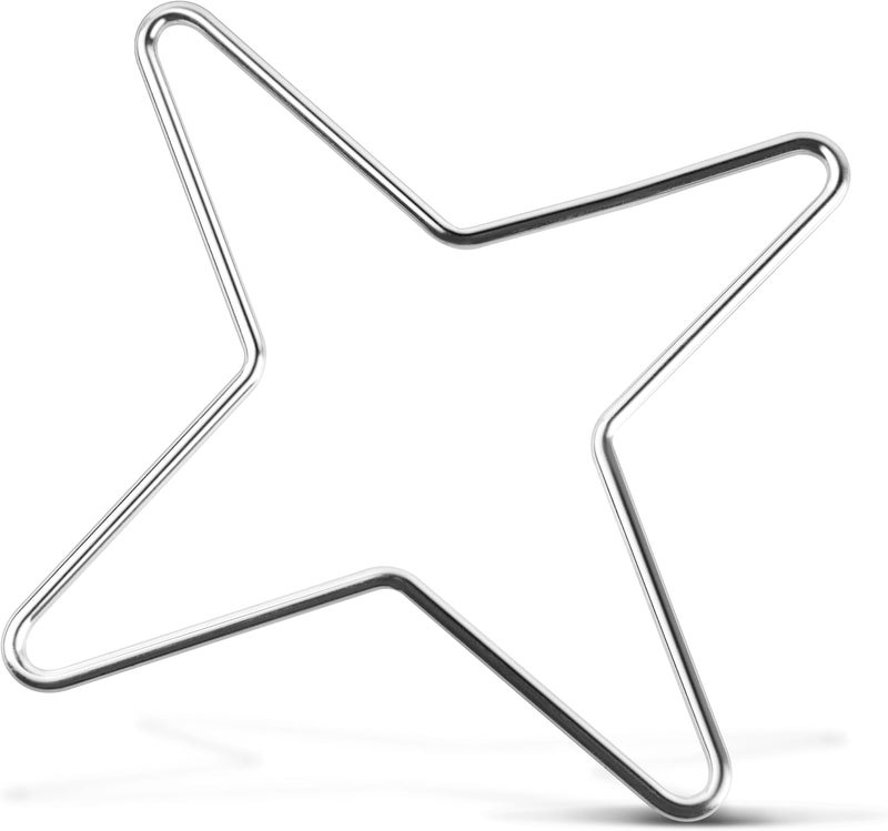ascavs Stove Ring for Fox Run 5 x 5 inches, Silver 1 pack - Image 1
